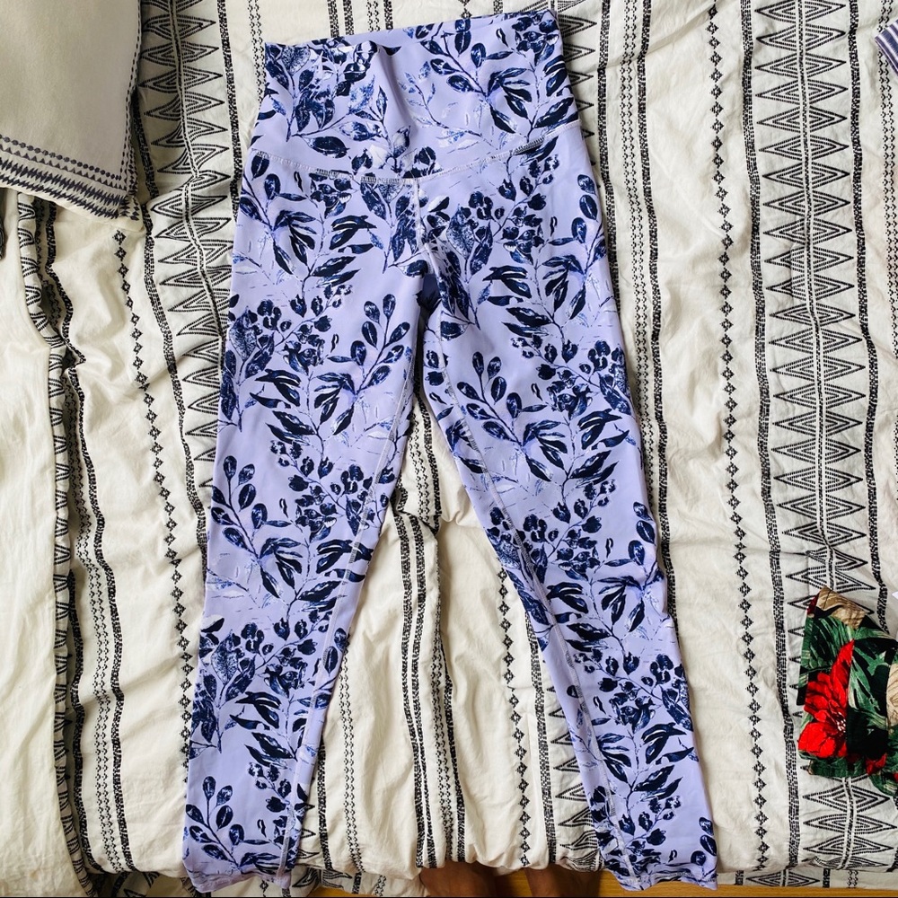 DIY Lavender Floral Leggings from CorePower Yoga